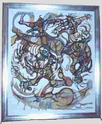 Oleo "Sin Titulo" Autor: Carlos Deolarte