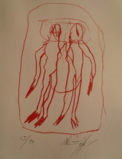 Alejandro Santiago "Pareja en Rojo"