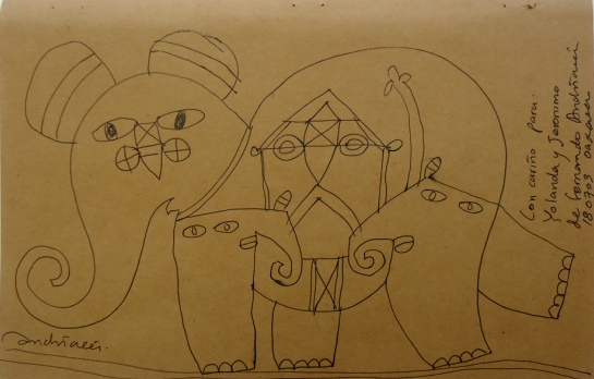 Fernando Andriacci "Tres elefantes"