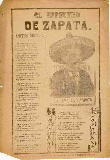 Ir Obra JOSE GUADALUPE POSADA "El Espectro DE ZAPATA"