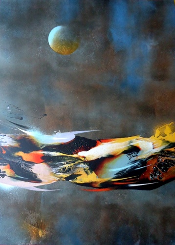 Leonardo Nierman "Cosmic Energy 3"