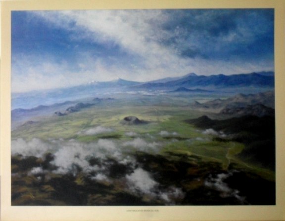 Marco Antonio Zepeda T. "Los Volcanes desde el Sur"