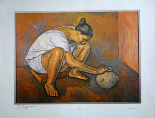 Raul Anguiano "Alfarera Maya"