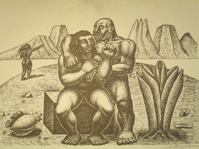 Raul Anguiano "Pareja Primitiva"