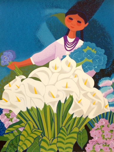 Trinidad Osorio "Vendedora de flores"